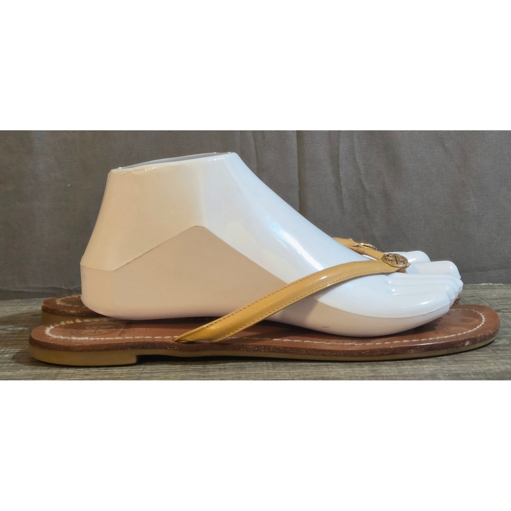 Tory Burch Terra Thong Sandals Women's Size 9 Tan
